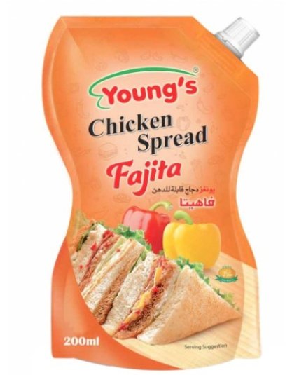 1011500023 Youngs Chicken Spread Fajita Pouch- - 200ml