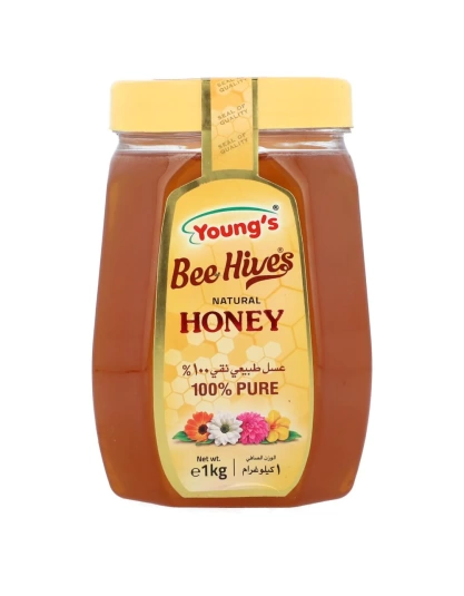 Young Bee Hives Honey Jar 1000ml