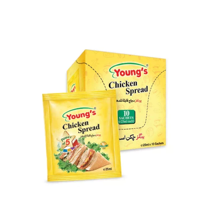 Youngs Mayo & Chicken Spread Pouch 25m