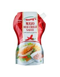 Youngs Mayo Red Chilli Sauce Pouch 500ml