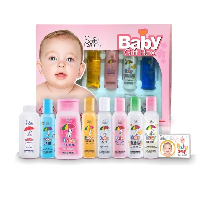 Soft Touch Baby Gift Box Kit 8Pcs