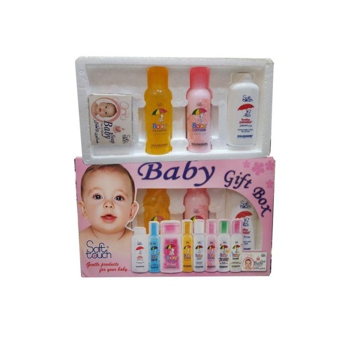 Soft Touch Baby Gift Box Kit Mini 4pc