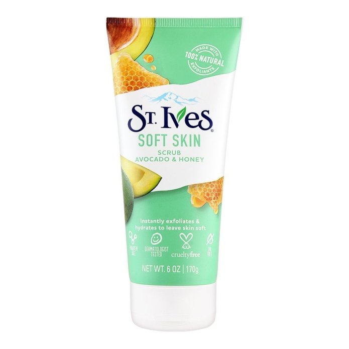 St Ives Soft Skin Scrub 170gm